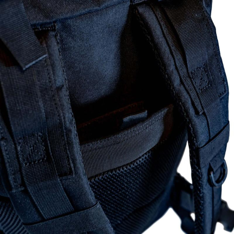 MUCITUP Rhino Pack Tactical Backpack 500D Nylon MOLLE EDC - Grey Black & MCBK Lightweight Dual-Compartment Layout with Admin Pocket & Interior Sleeves