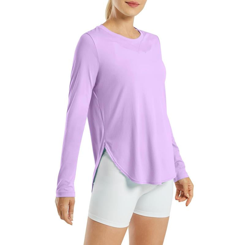 G4Free Women'S UV Sun Protection Long Sleeve Scoop Neck Workout Shirt Gym Tops Activewear,Tiktokshopblackfriday