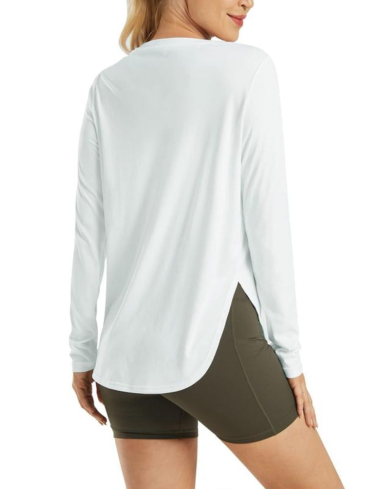G4Free Women'S UV Sun Protection Long Sleeve Scoop Neck Workout Shirt Gym Tops Activewear,Tiktokshopblackfriday