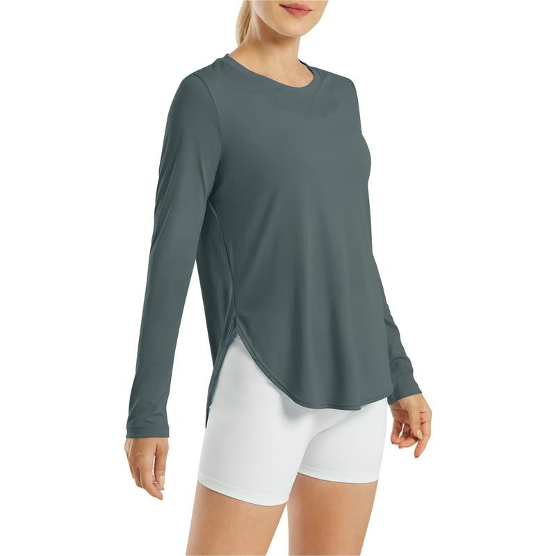 G4Free Women'S UV Sun Protection Long Sleeve Scoop Neck Workout Shirt Gym Tops Activewear,Tiktokshopblackfriday