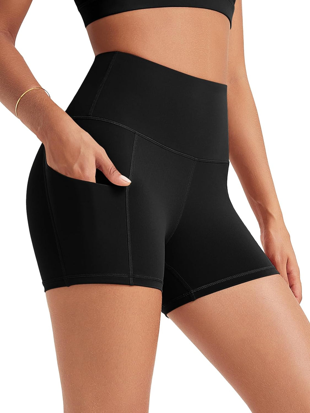 Women'S Tummy Control Biker Shorts 2.0 with Pockets High Waist Athletic Workout Yoga Shorts-3.5''/ 5"/ 8" / 10" Inseam