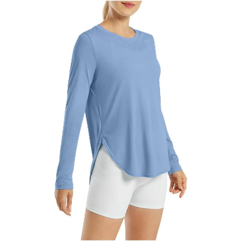 G4Free Women'S UV Sun Protection Long Sleeve Scoop Neck Workout Shirt Gym Tops Activewear,Tiktokshopblackfriday