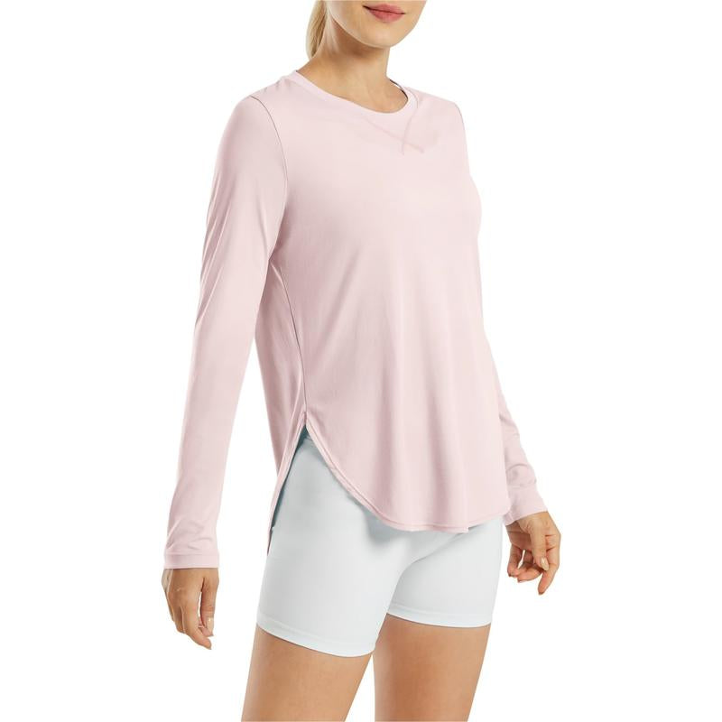 G4Free Women'S UV Sun Protection Long Sleeve Scoop Neck Workout Shirt Gym Tops Activewear,Tiktokshopblackfriday