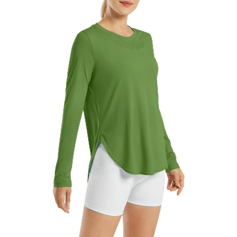 G4Free Women'S UV Sun Protection Long Sleeve Scoop Neck Workout Shirt Gym Tops Activewear,Tiktokshopblackfriday