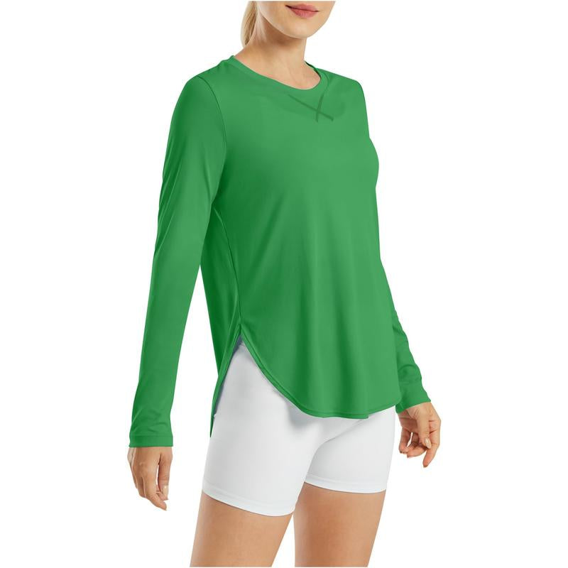 G4Free Women'S UV Sun Protection Long Sleeve Scoop Neck Workout Shirt Gym Tops Activewear,Tiktokshopblackfriday