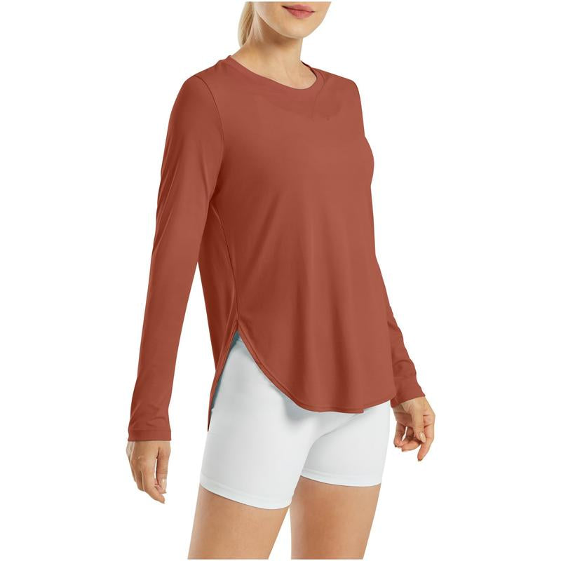 G4Free Women'S UV Sun Protection Long Sleeve Scoop Neck Workout Shirt Gym Tops Activewear,Tiktokshopblackfriday