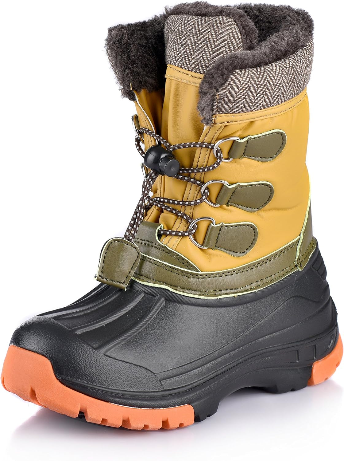 Nova Mountain Boy'S and Girl'S Waterproof Winter Snow Boots