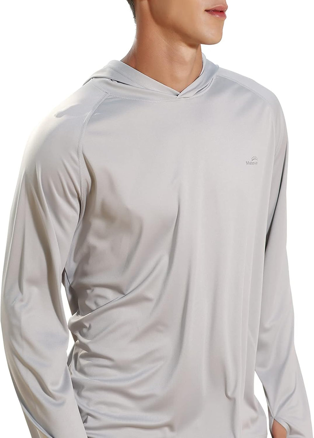 Men'S UPF 50+ Long Sleeve Sun Shirts UV Protection Hoodie Rash Guard Hiking Fishing Swim T Shirt