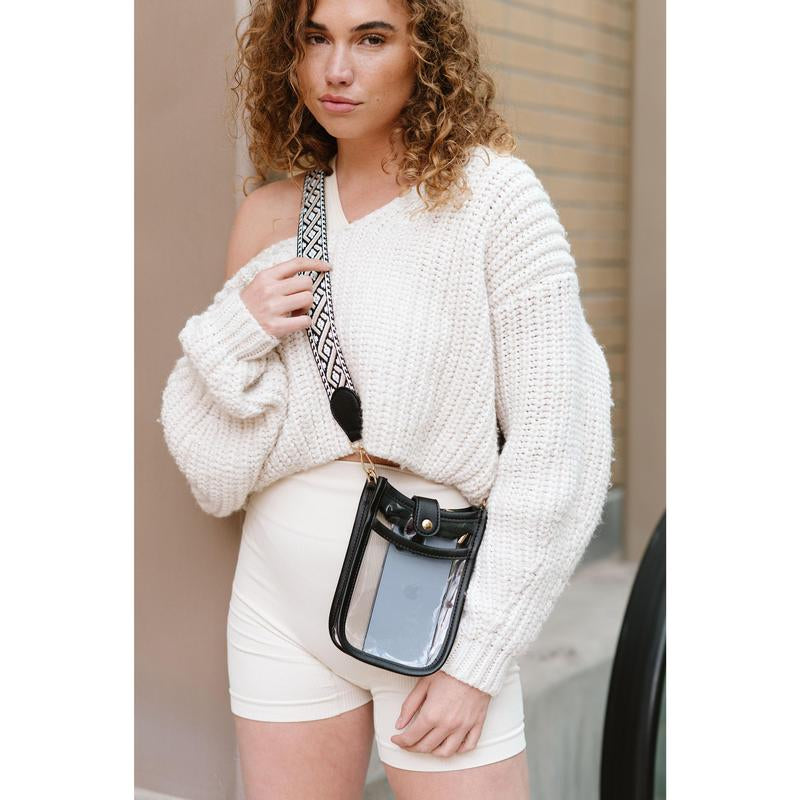 Logan Clear Crossbody Bag - Stylish Design, Versatile Use, Ideal for Everyday Carrying