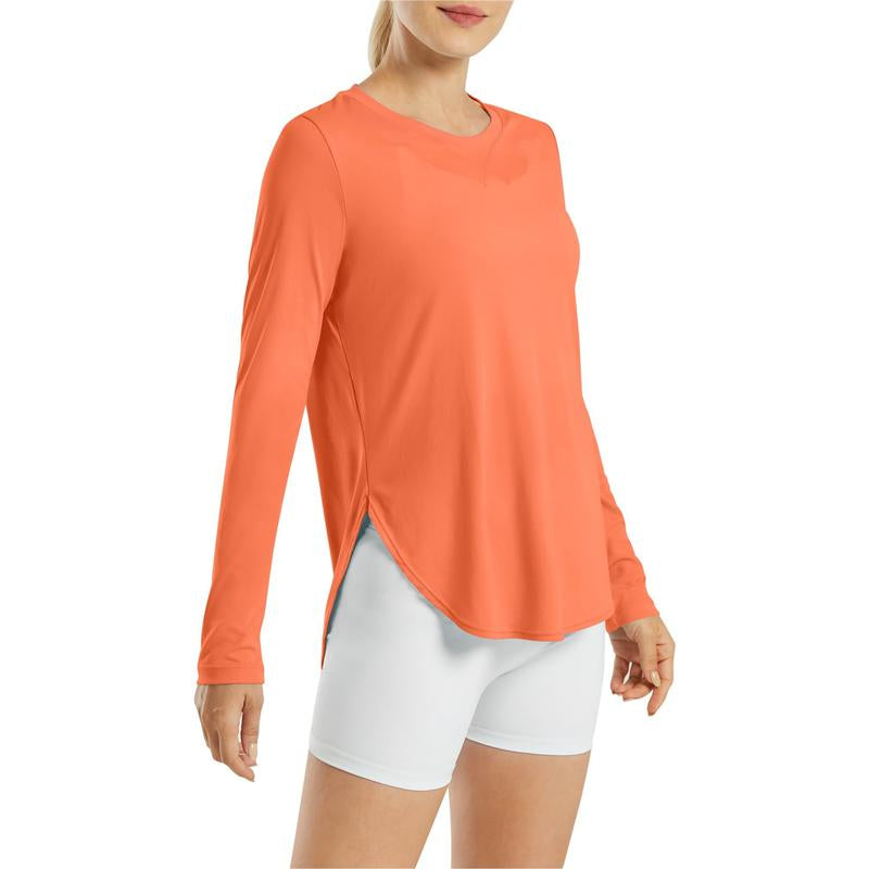 G4Free Women'S UV Sun Protection Long Sleeve Scoop Neck Workout Shirt Gym Tops Activewear,Tiktokshopblackfriday