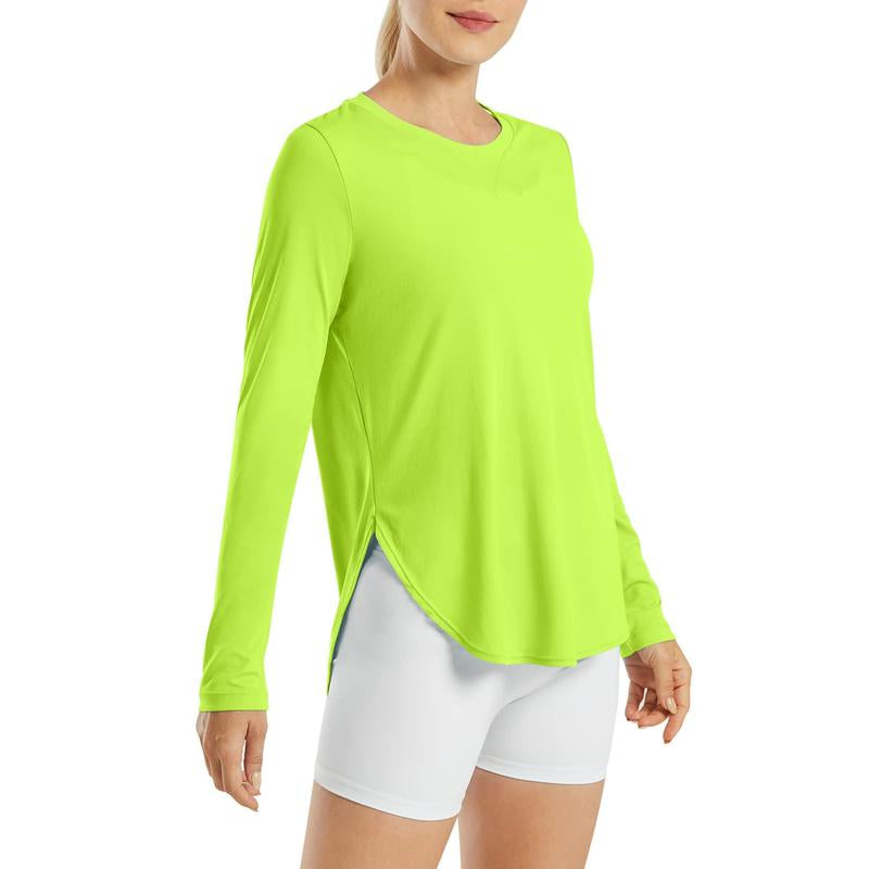 G4Free Women'S UV Sun Protection Long Sleeve Scoop Neck Workout Shirt Gym Tops Activewear,Tiktokshopblackfriday